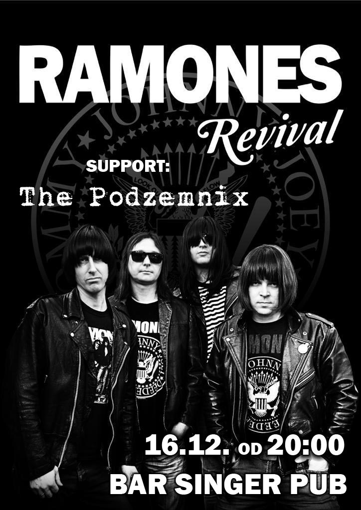 Ramones Revival v baru Singer Pub